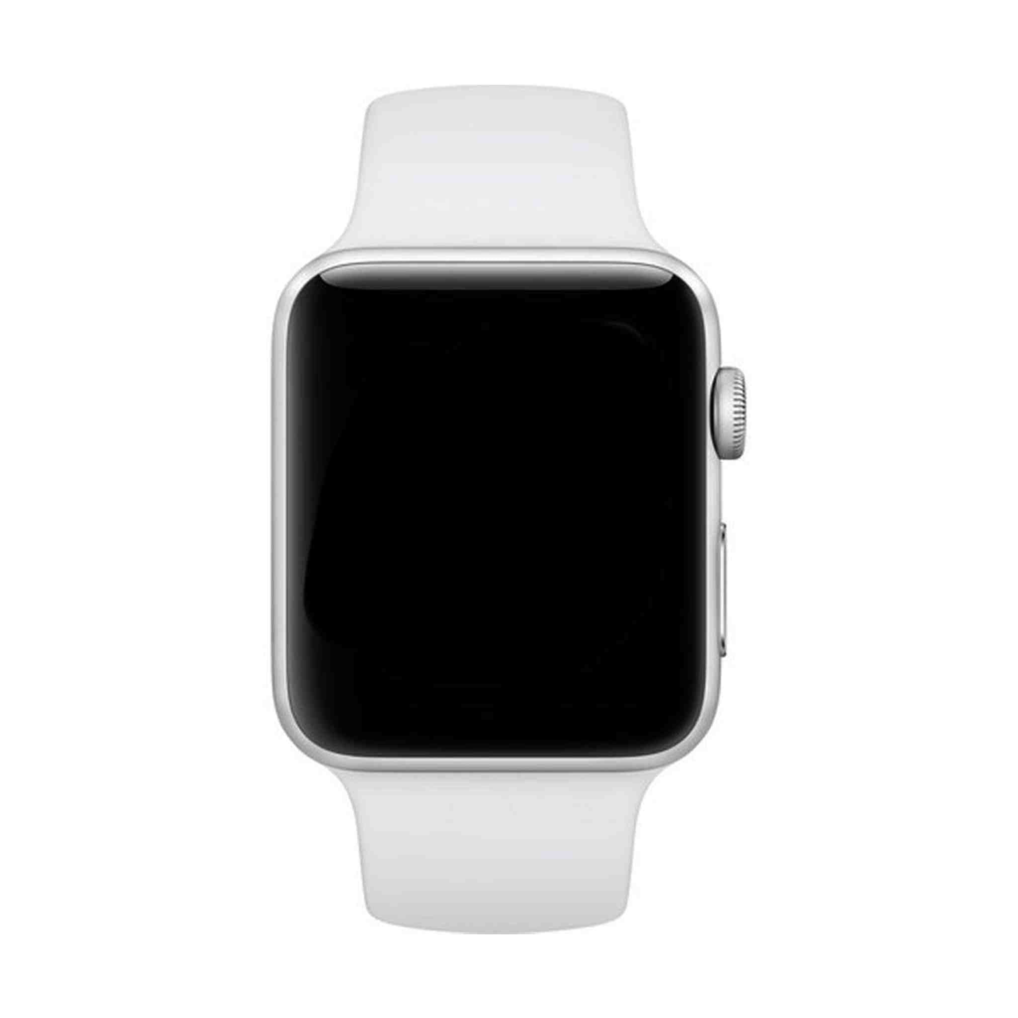 Apple Watch Series 3 GPS, 42mm - Silver Aluminium Case with White Sport Band - Used Apple