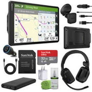Garmin dezl OTR1020, Extra-Large, Easy-to-Read 10” GPS Truck Navigator Bundle