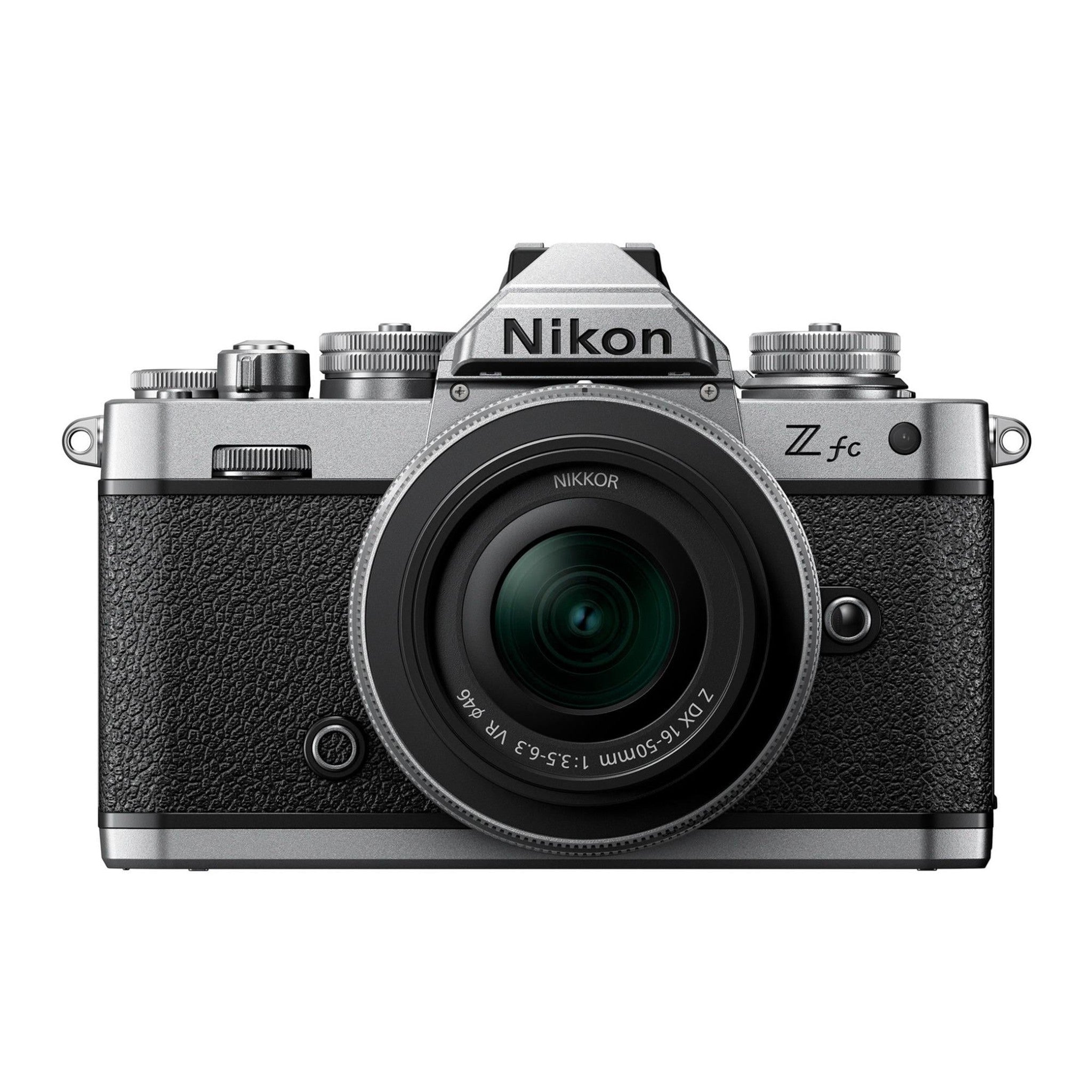 Nikon Z fc DX-Format Mirrorless Camera Body w/NIKKOR Z DX 16-50mm f/3.5-6.3 VR - Silver Nikon