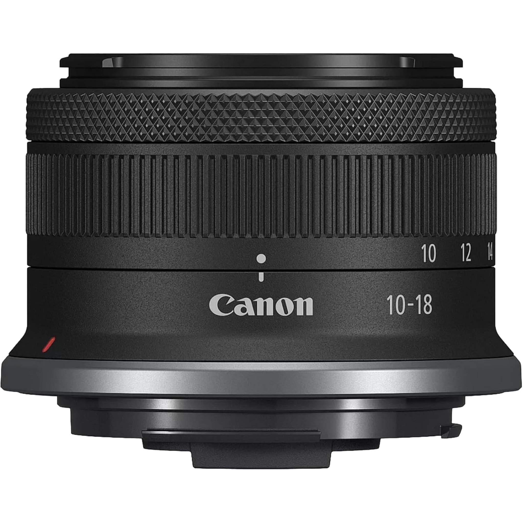 Canon EOS R50 Vlogging Creator Kit, Hybrid Mirrorless Camera with RF-S10-18mm F4.5-6.3 IS STM Lens and Tripod Grip, Wide-angle Lens, 24.2 MP CMOS APS-C Sensor, Vlogging Camera, Black