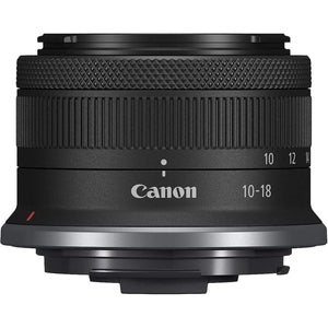 Canon EOS R50 Vlogging Creator Kit, Hybrid Mirrorless Camera with RF-S10-18mm F4.5-6.3 IS STM Lens and Tripod Grip, Wide-angle Lens, 24.2 MP CMOS APS-C Sensor, Vlogging Camera, Black