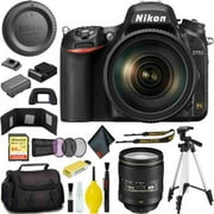 Nikon D750 DSLR Camera with 24-120mm Lens Pro Bundle