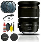 Canon EF-S 17-55mm f/2.8 IS USM Lens (1242B002) + Filter Kit + Cap Keeper + More