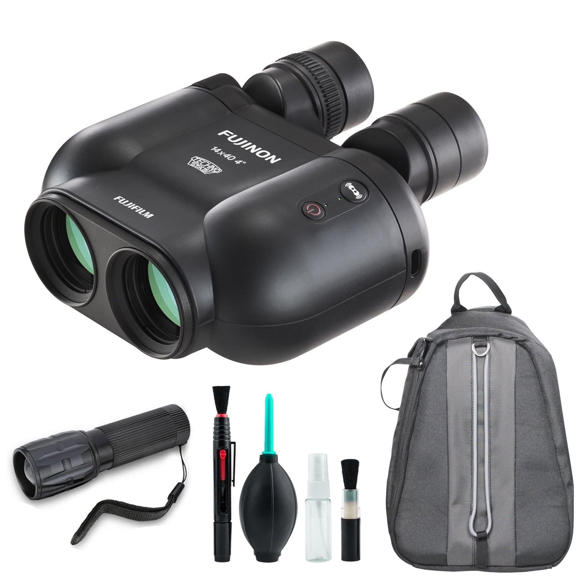 Fujinon 14x40 TSX1440 Binoculars with Backpack, LED Flashlight & Cleaning Kit