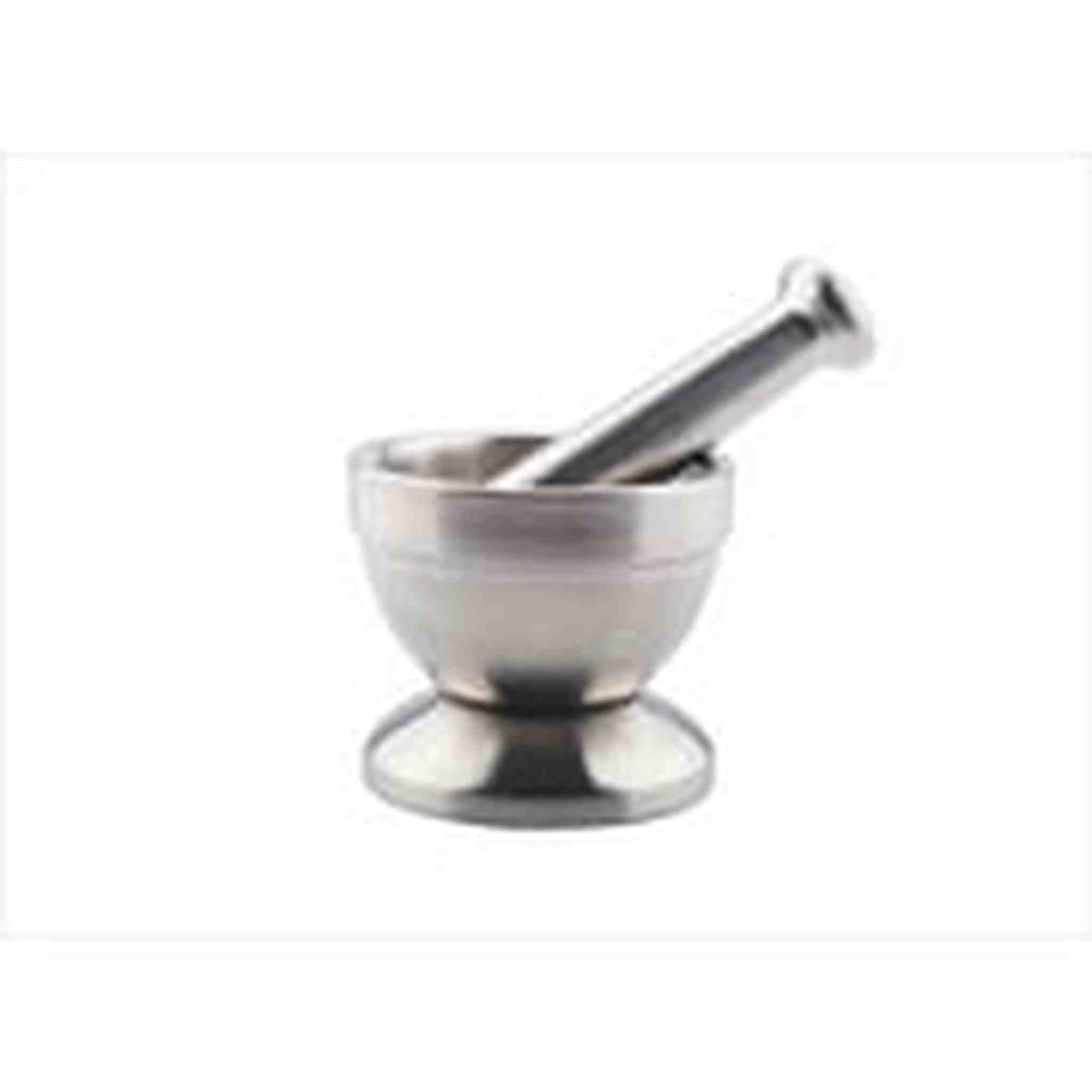 Bene Casa Classics Mortar and Pestle, Stainless Steel BC Classics