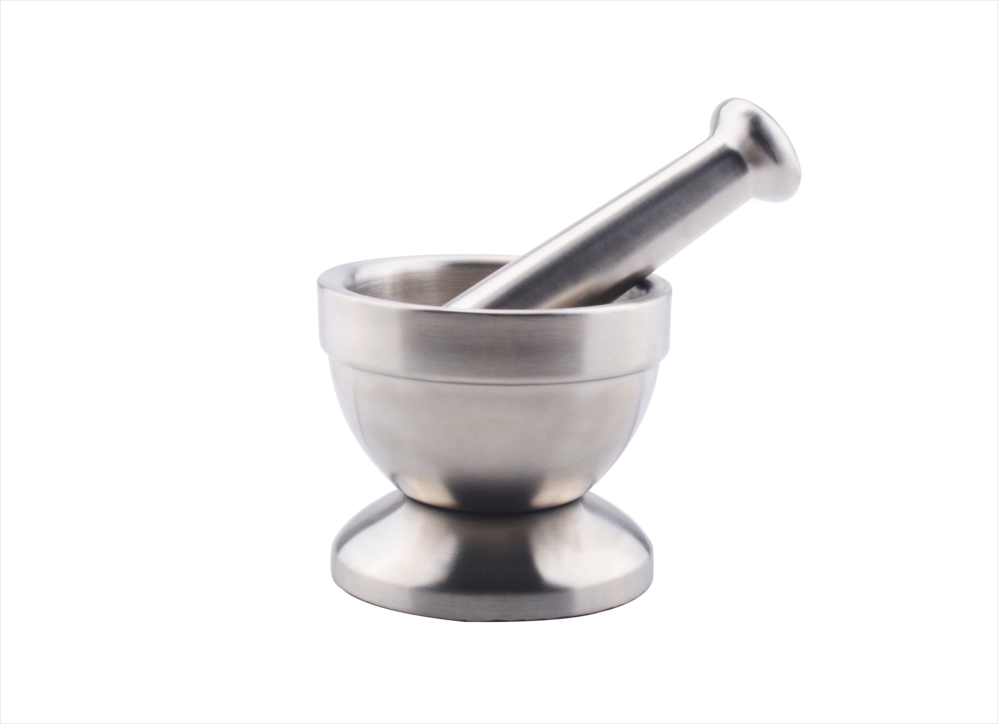 Bene Casa Classics Mortar and Pestle, Stainless Steel