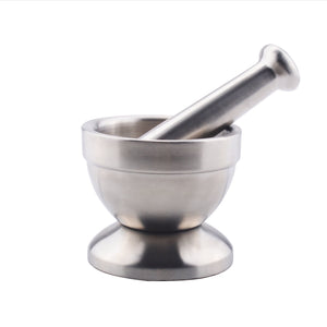 Bene Casa Classics Mortar and Pestle, Stainless Steel BC Classics