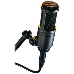 Audio-Technica AT2020 Cardioid Condenser Studio XLR Microphone, Black Audio-Technica