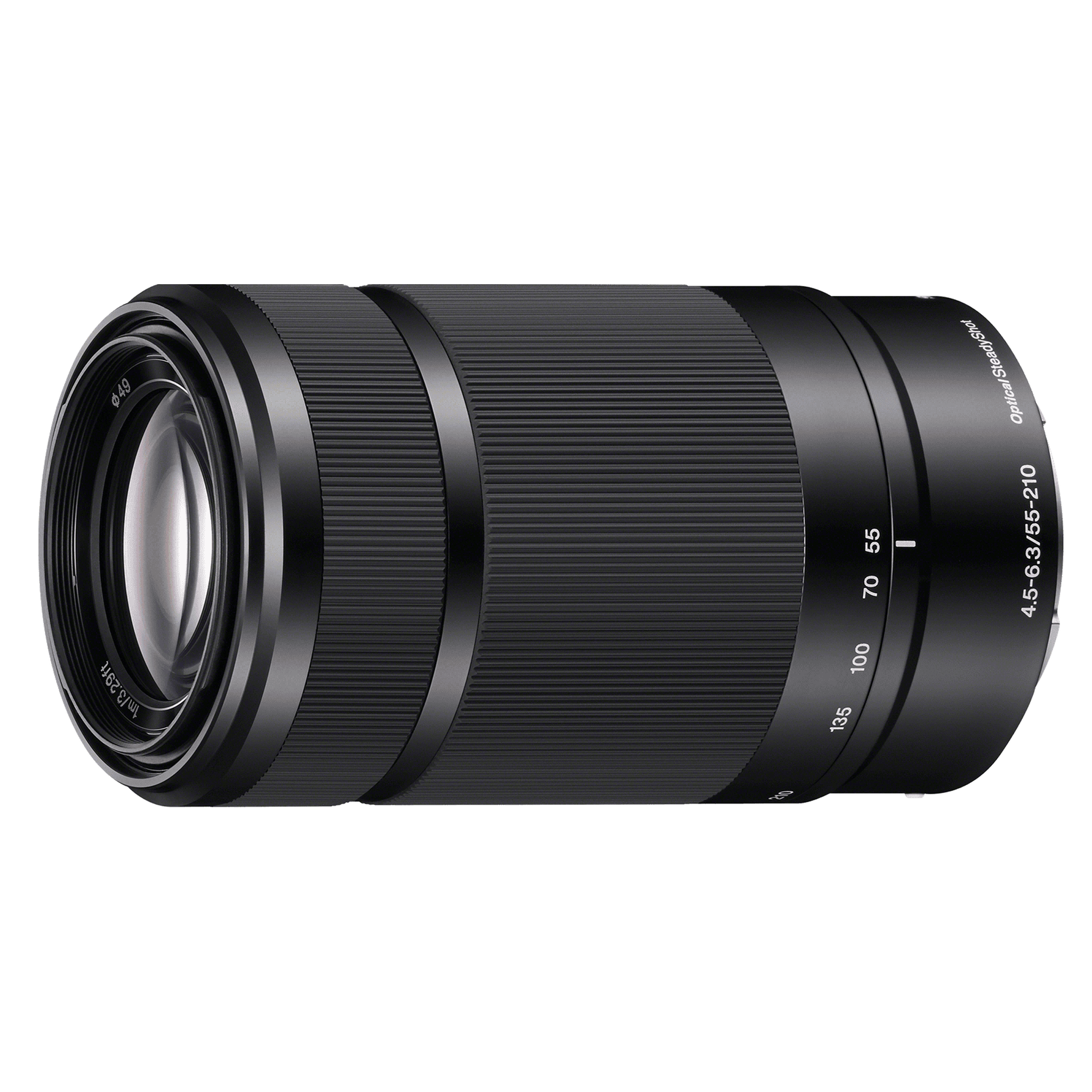 Sony E 55-210mm f/4.5-6.3 OSS E-Mount Lens - Black - Used Sony
