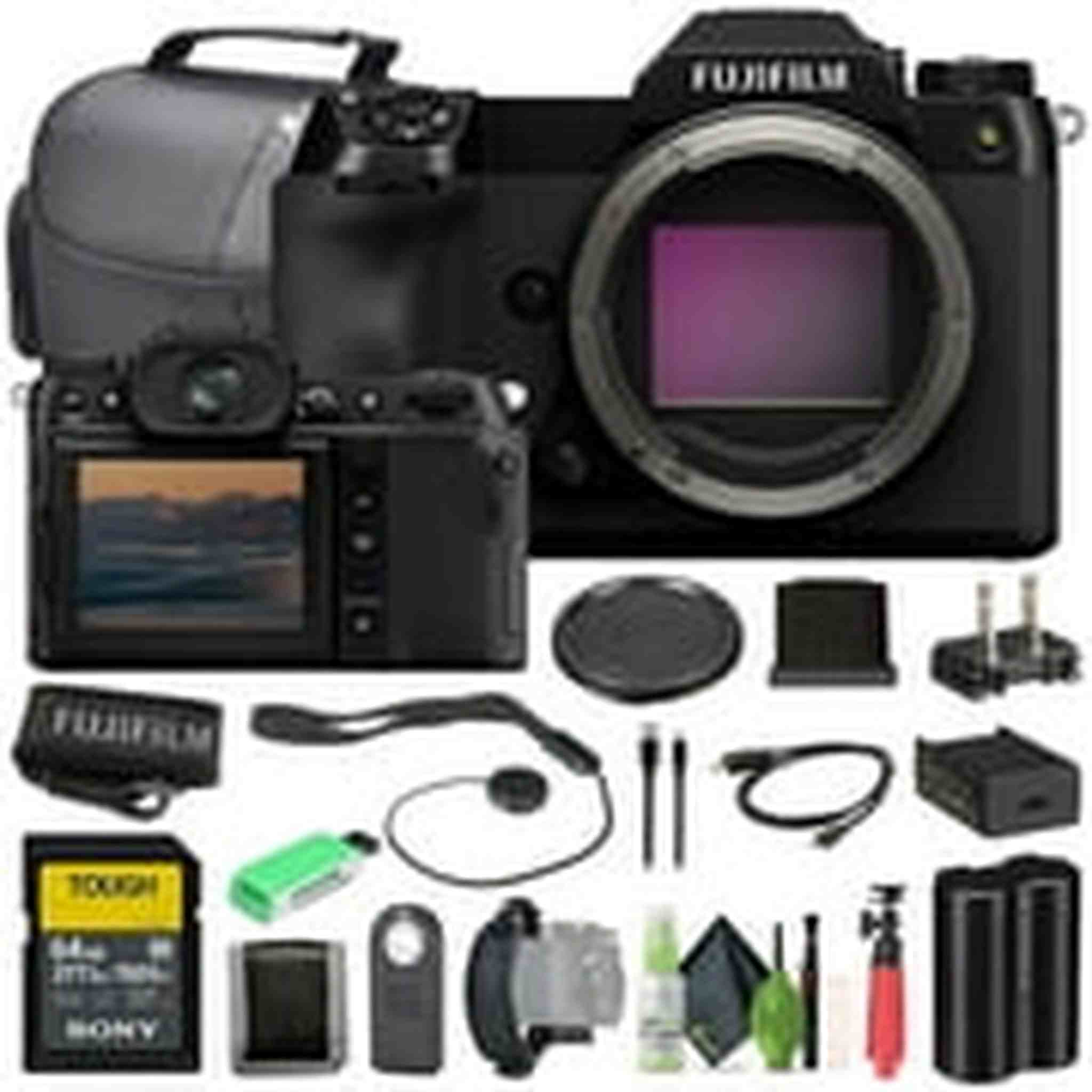 Fujifilm GFX100S II Mirrorless Medium Format Camera Body Bundle + Accessories
