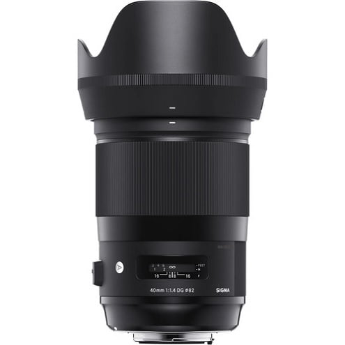 Sigma 40mm f/1.4-1.4 Fixed Prime 40mm F1.4 DG HSM, Black (332965)