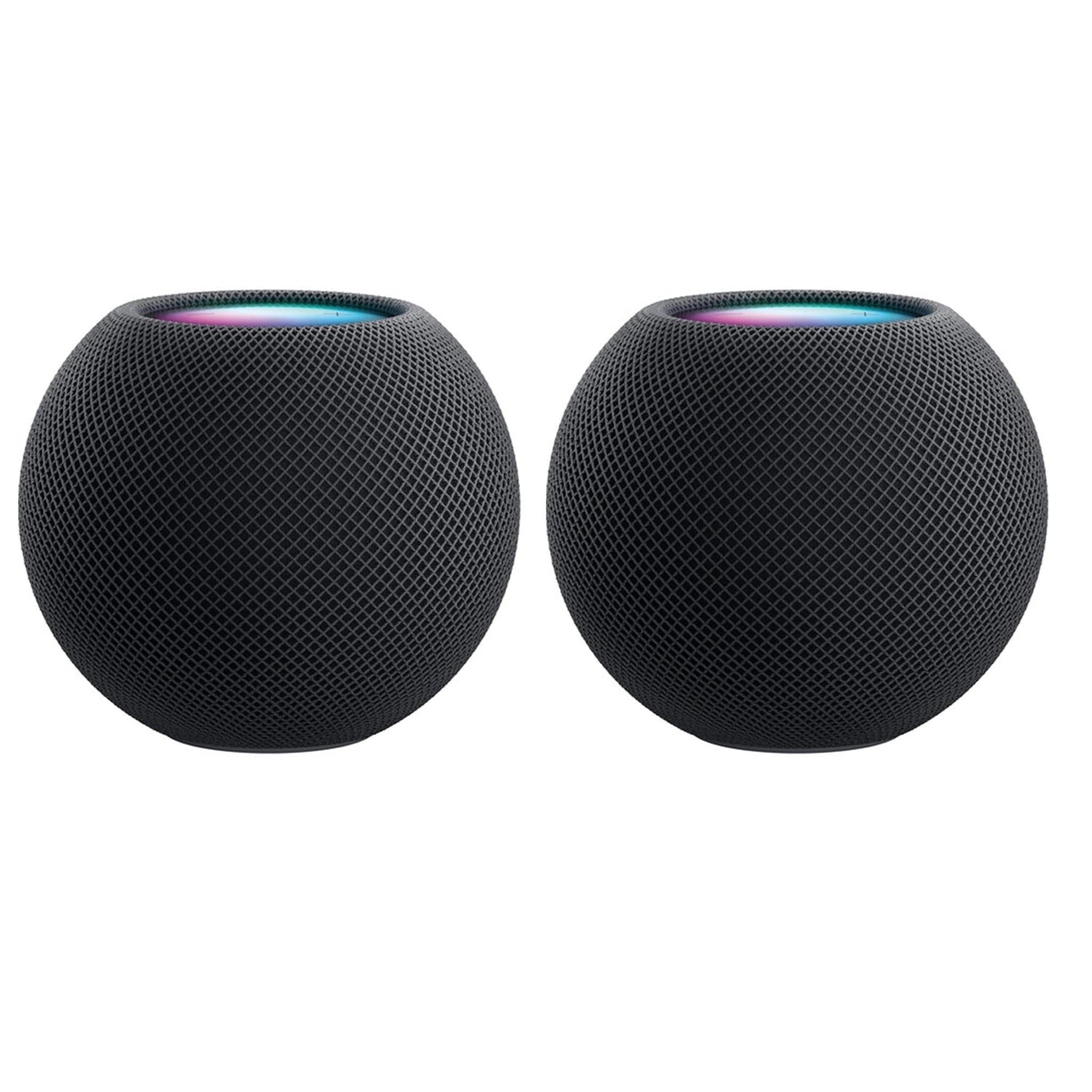 Apple HomePod mini Space Gray MY5G2LL/A 2 Pack Bundle