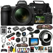 Nikon Z 7II Mirrorless Digital Camera 45.7MP with 24-70mm Lens (1656) + FTZ Mount + 4K Monitor + 64GB XQD Card + Pro Mic + EN-EL15c Battery + Corel Software + Case - International Model Bundle