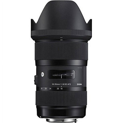 Sigma 210101 18-35mm F1.8 DC HSM Lens for Canon APS-C DSLRs (Black) (Intl Model)