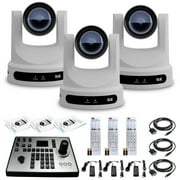 3 x PTZOptics Move SE PTZ Camera with 12x Optical Zoom + PTZOptics PT-JOY-G4 Controller