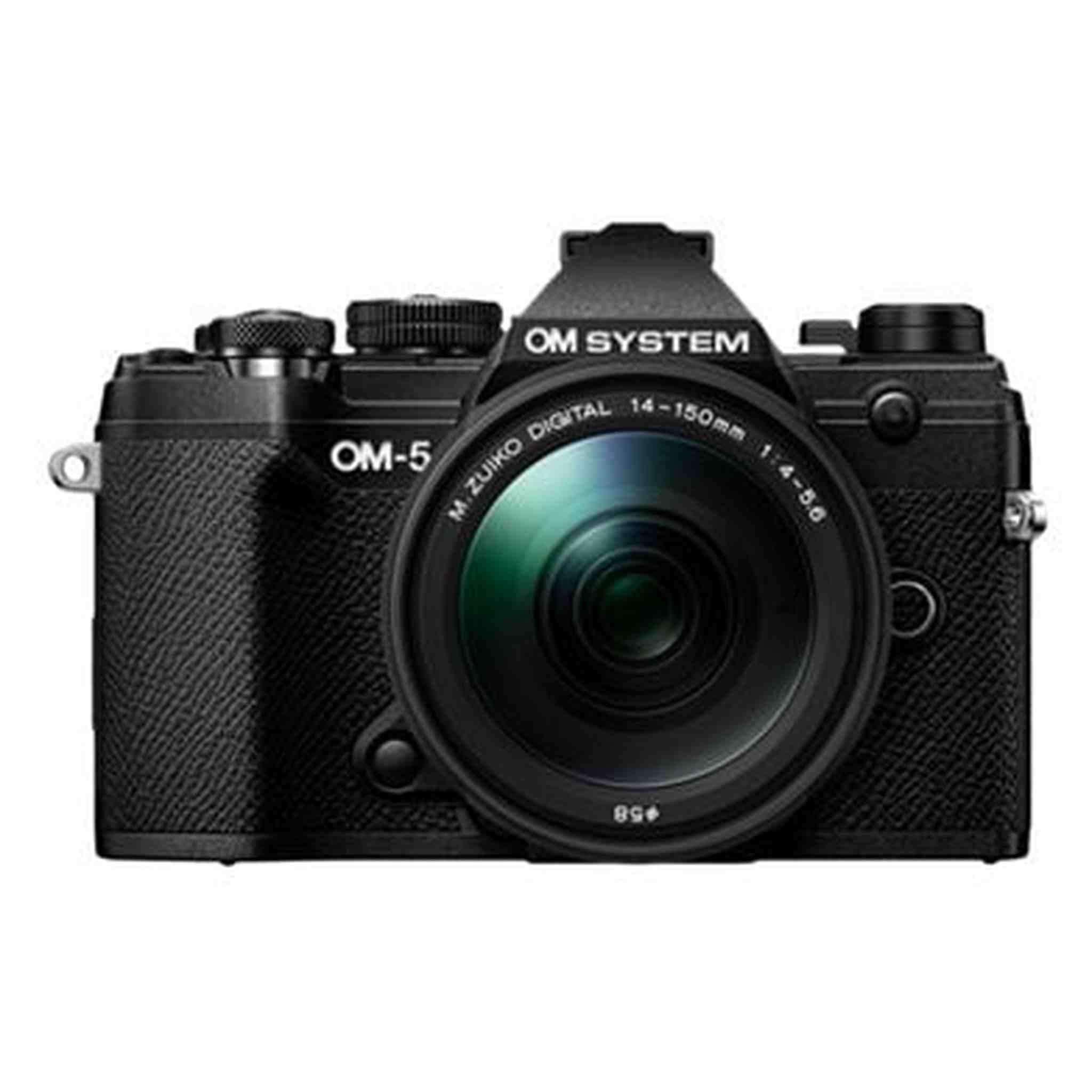OM System OM-5 Black Micro Four Thirds System Camera M.Zuiko Digital ED 12-45mm F4.0 PRO kit Outdoor Camera Weather Sealed Design 5-Axis Image Stabilization 50MP Handheld High Res Shot OM Digital Solutions