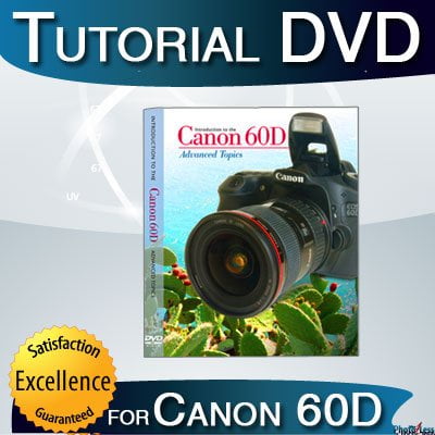 Blue Crane Digital Introduction to the Canon 60D Basic Controls Training DVD zBC136