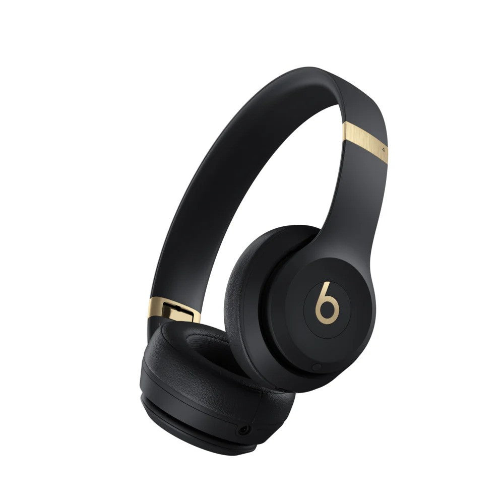 Beats by Dr. Dre Solo 4 Wireless Headphones (Black and Gold) Bundle