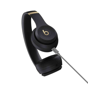 Beats by Dr. Dre Solo 4 Wireless Headphones Black and Gold Bundle