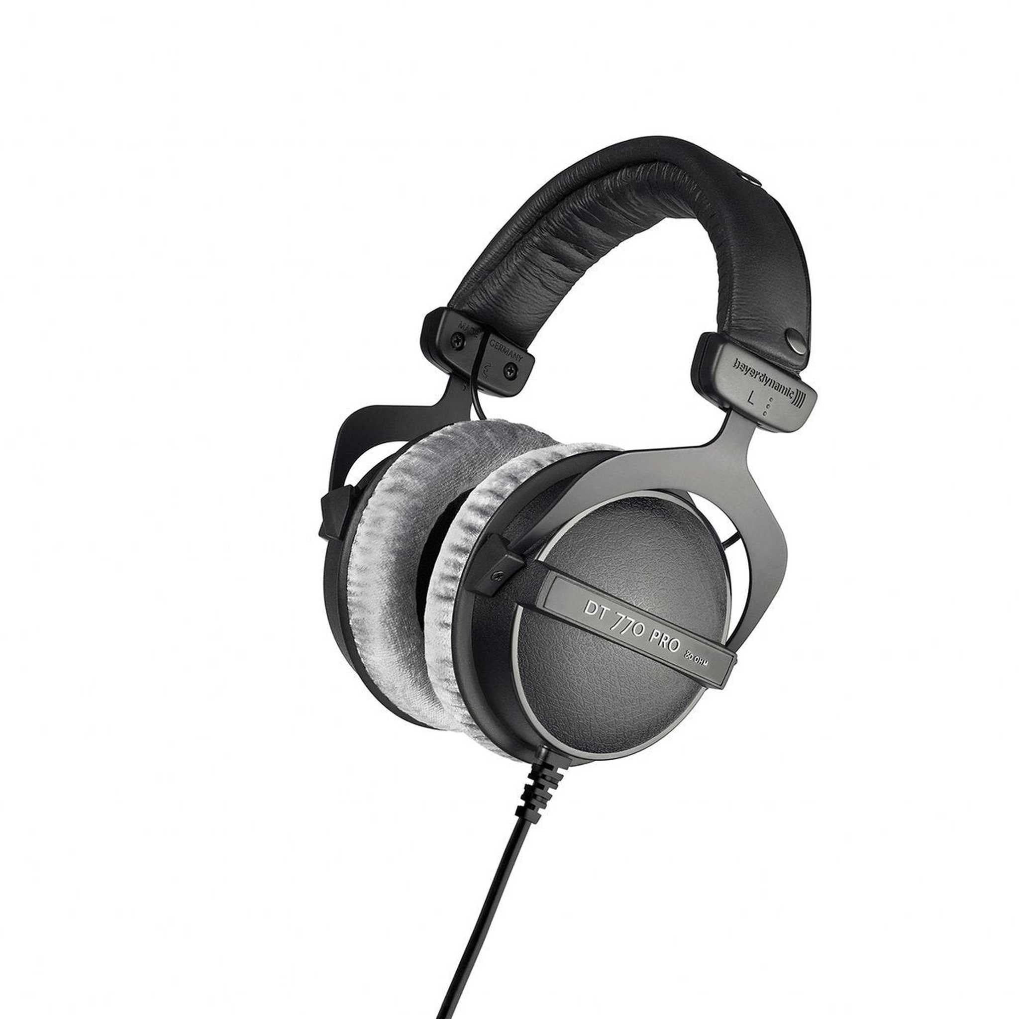 Beyerdynamic DT 770 Pro 80 ohm Professional Studio Headphones with 6Ave Headphone Cleaning Kit and Extended Warranty Bundle