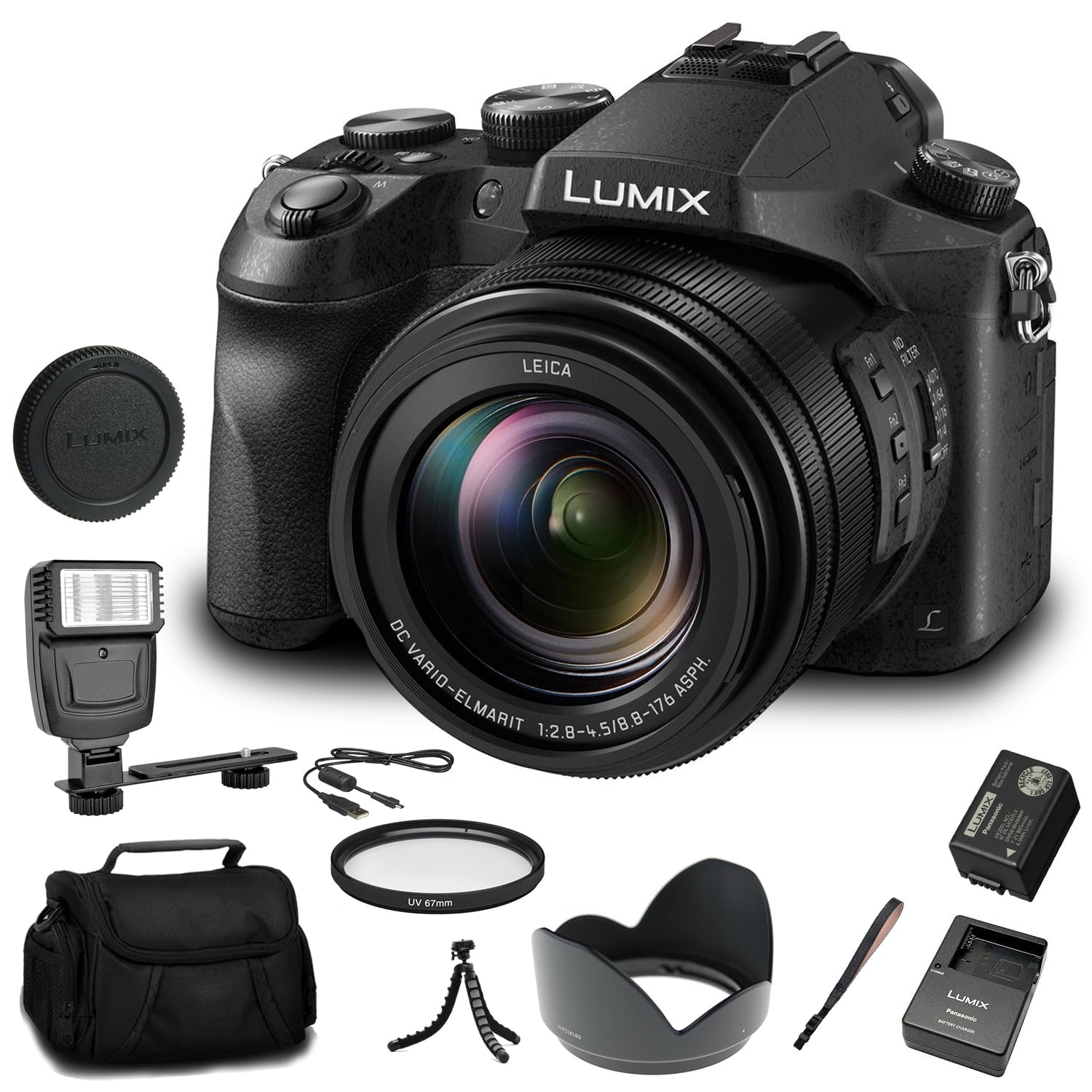 Panasonic Lumix DMC-FZ2500 Digital Camera DMC-FZ2500 - Basic Bundle