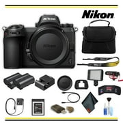 Nikon Z7 Mirrorless Digital Camera (1591 ) Advanced Bundle W/ Bag, Extra Battery, LED Light, Mic, and More- (International Model )