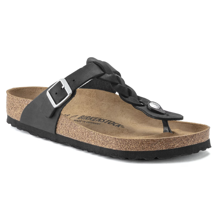 Birkenstock 1021349140 Gizeh Braid Blk Oil LTR R 40
