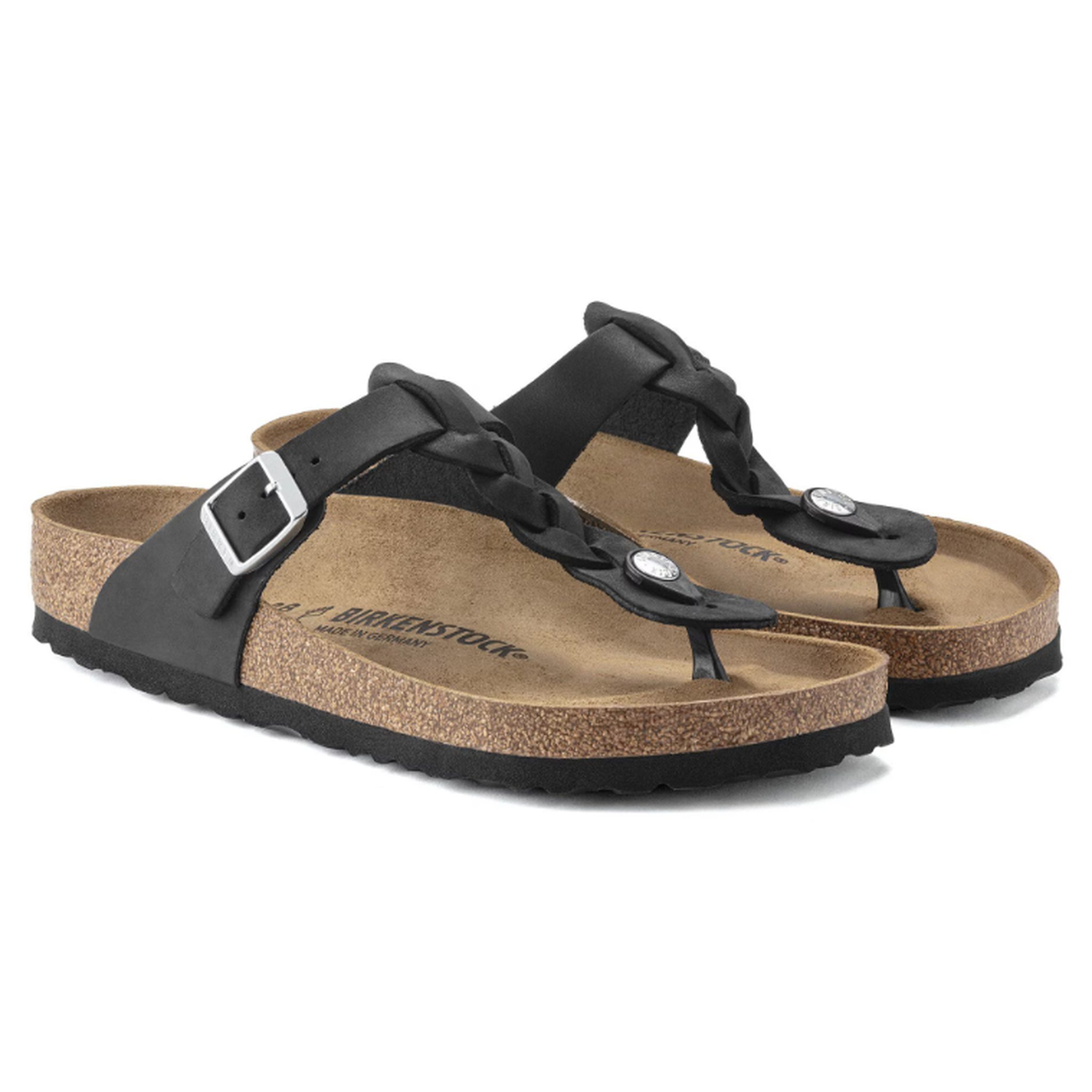 Birkenstock 1021349140 Gizeh Braid Blk Oil LTR R 40
