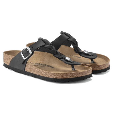 Birkenstock 1021349140 Gizeh Braid Blk Oil LTR R 40
