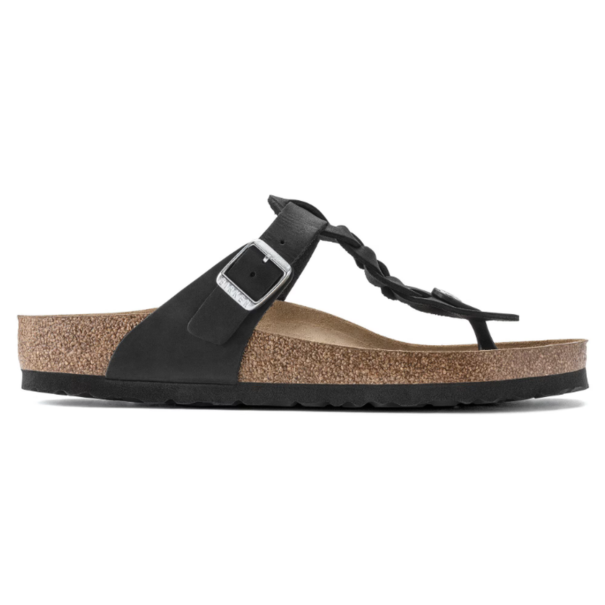 Birkenstock 1021349140 Gizeh Braid Blk Oil LTR R 40