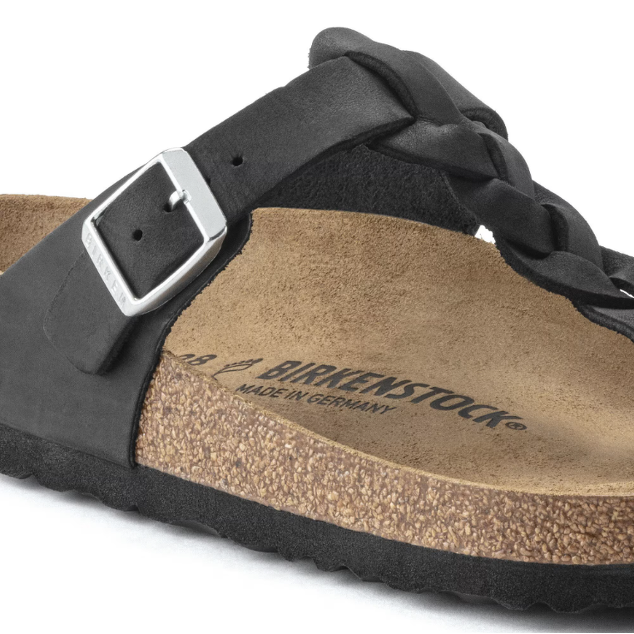 Birkenstock 1021349140 Gizeh Braid Blk Oil LTR R 40