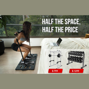 BodyBoss Home Gym 2.0 - Full Portable Gym Home Workout Package - PKG4-Black