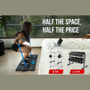 BodyBoss Home Gym 2.0 - Full Portable Gym Home Workout Package - Blue - Used BodyBoss