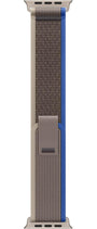 Apple Watch Trail Loop Band 49mm Blue/Gray Titanium Finish S/M