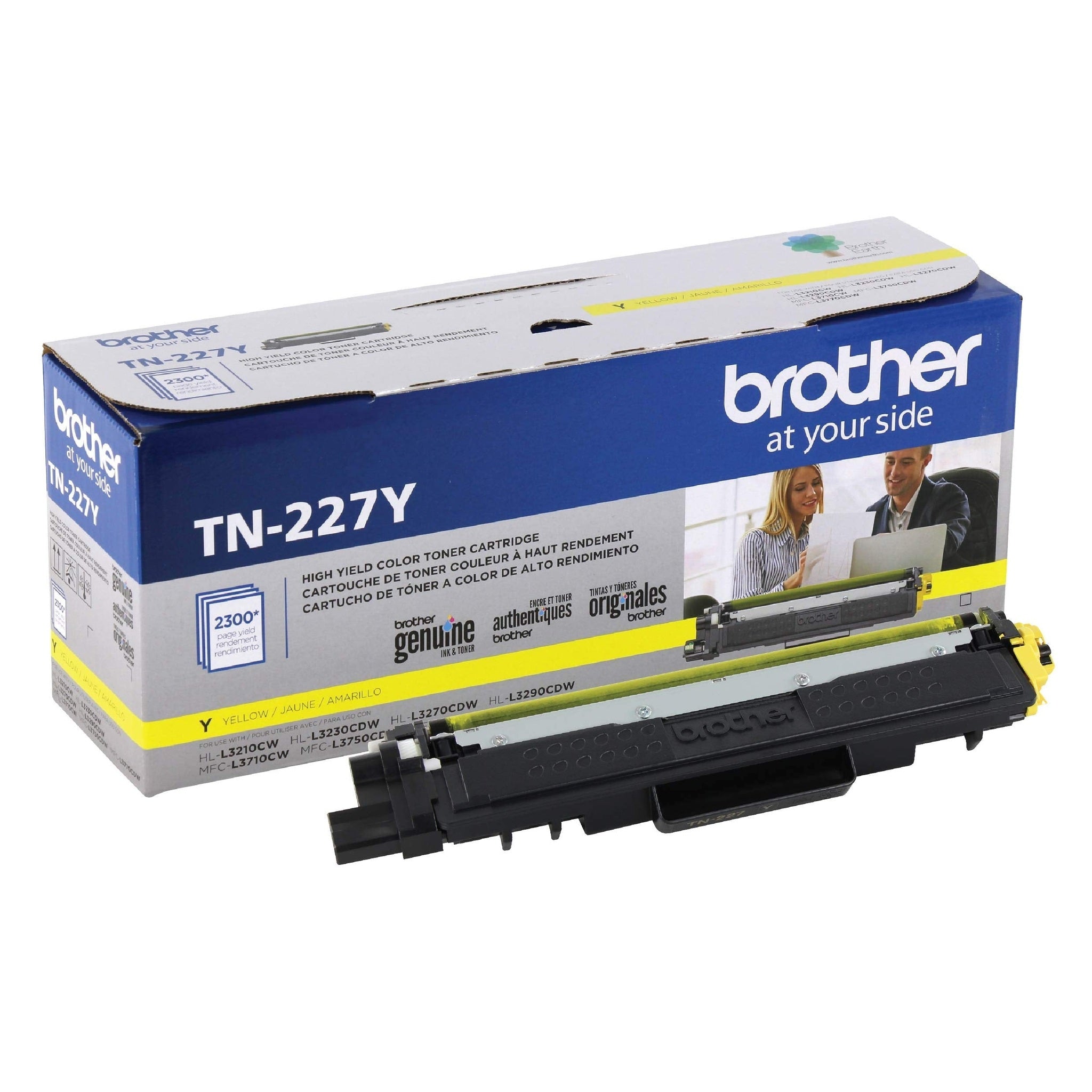 Brother TN227Y High-Yield Toner Cartridge - Yellow