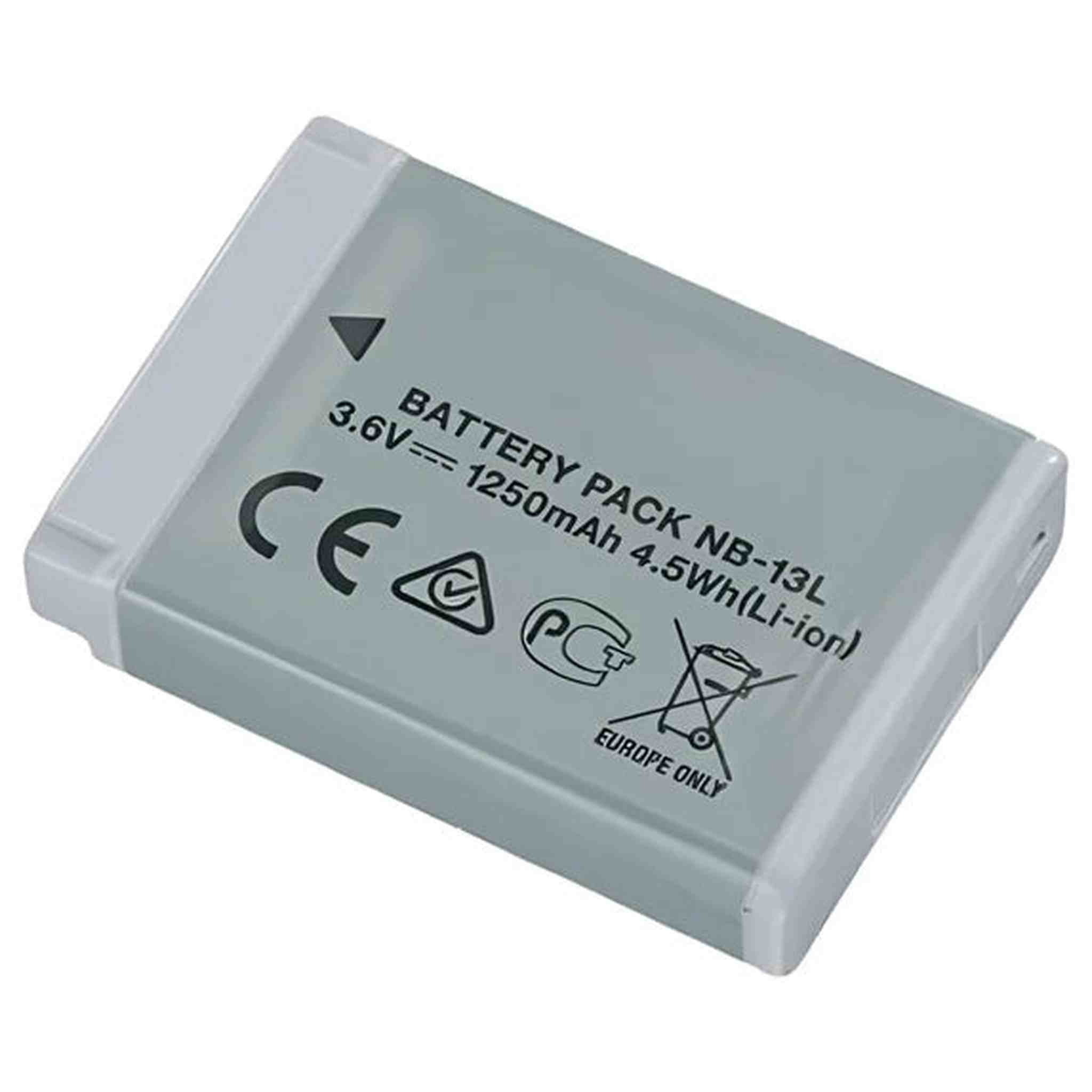 Replacement Li-ion Battery for Canon NB-13L – Compatible with PowerShot G7X, G9X & More
