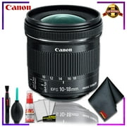 Canon EF-S 10-18mm f.4.5-5.6 is STM Lens International Model + Cleaning Kit