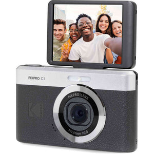 Kodak PIXPRO C1 Digital Camera Black 13MP Compact Camera + More