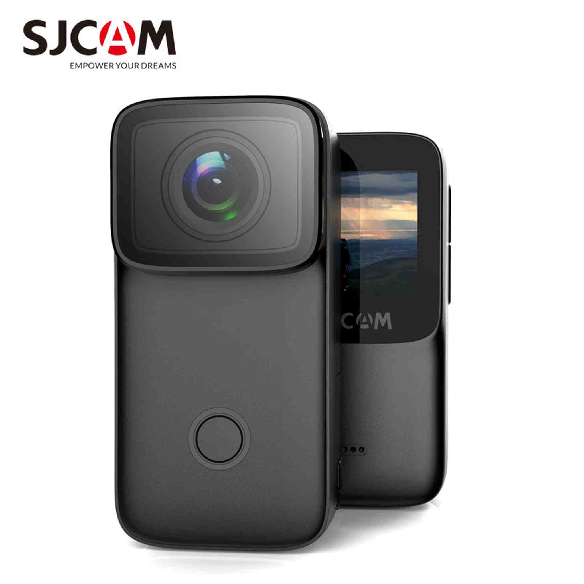 SJCAM C200 4K24FPS Action Camera Ultra HD Underwater Camera 154 Degree Wide Angle 131FT Waterproof Camera Black SJCAM