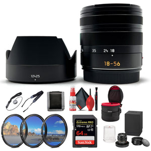Leica Noctilux-M 50mm f/1.2 Aspherical Lens, Black + 6Ave Accessory Kit