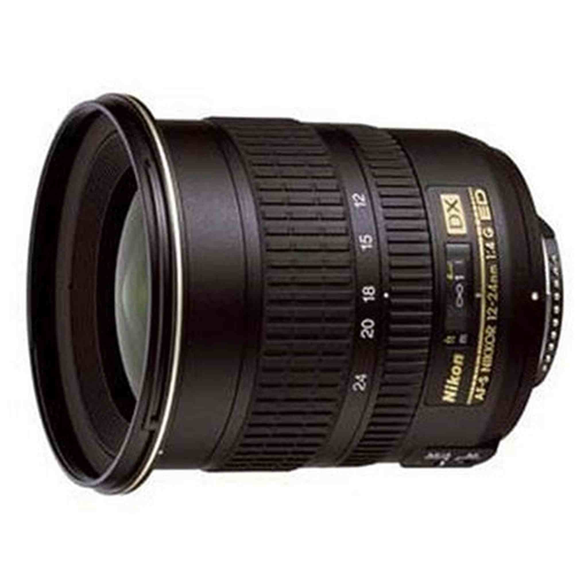 Nikon AF-S DX NIKKOR 12-24mm f/4G IF-ED Zoom Lens with Auto Focus for Nikon DSLR Cameras - Reconditioned Nikon
