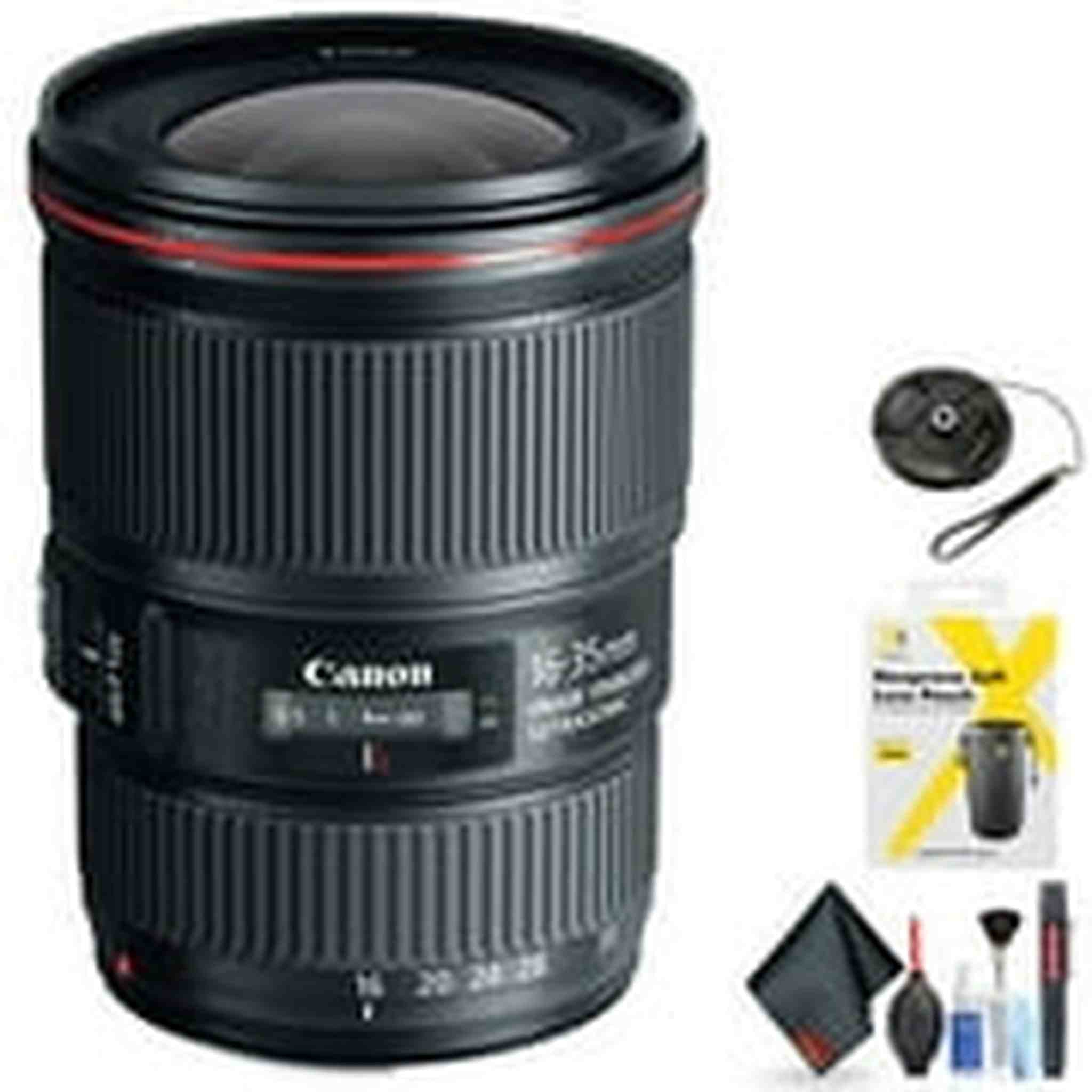 Canon EF 16-35mm f/4L is USM Lens for Canon EF Mount + Accessories International Model with 2 Year Warranty Canon
