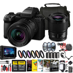 Panasonic Lumix S5 IIX Mirrorless Camera with 20-60mm and 50mm Lenses Kit
