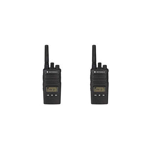 2 x Motorola RMU2080d Business Two-Way Radio LED Display 2 Watts/8 Channels
