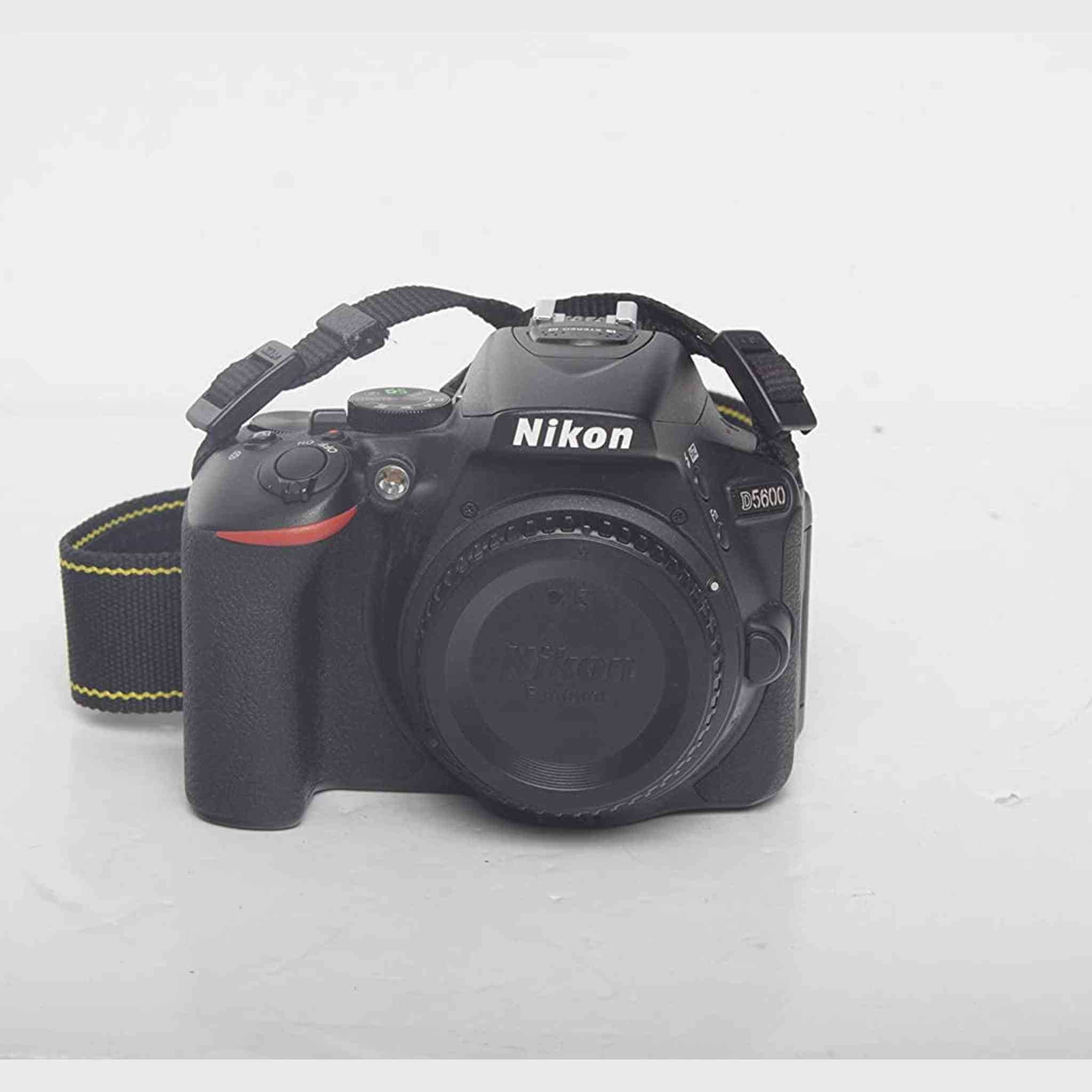 Nikon D5600 24.2MP DX-Format DSLR Digital Camera 1575 Body Only - Black Nikon