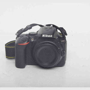 Nikon D5600 24.2MP DX-Format DSLR Digital Camera 1575 Body Only - Black Nikon