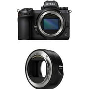 Nikon Z 6II FX-Format Mirrorless Camera Body Black with Nikon Mount Adapter FTZ II