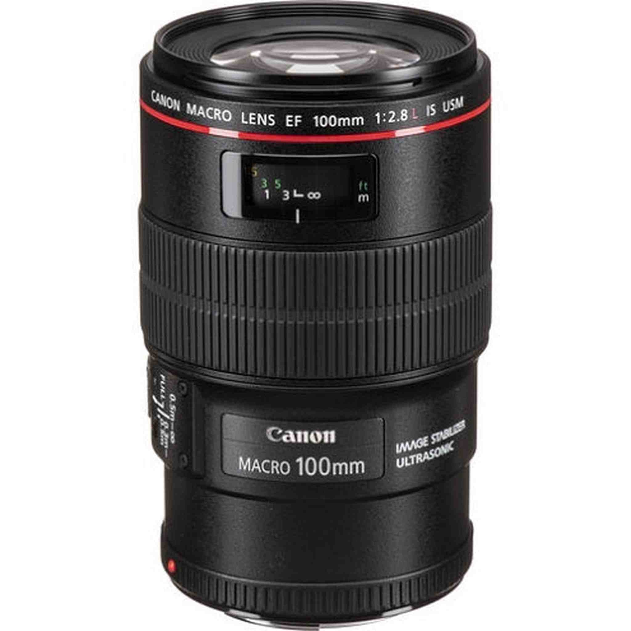 Canon EF 100mm f/2.8L IS USM Macro Lens for Canon Digital SLR Cameras - International Version