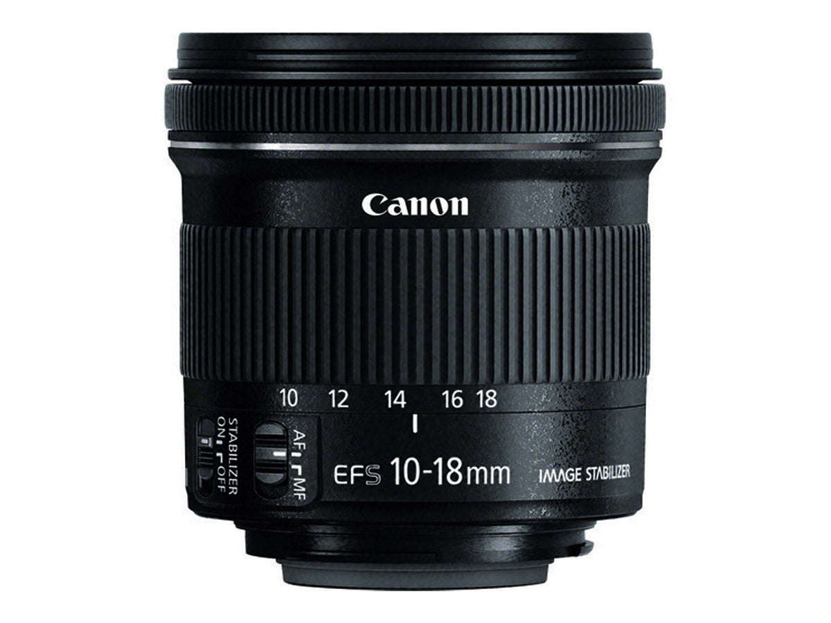 Canon EF-S 10-18mm f/4.5-5.6 IS STM Lens-International Model