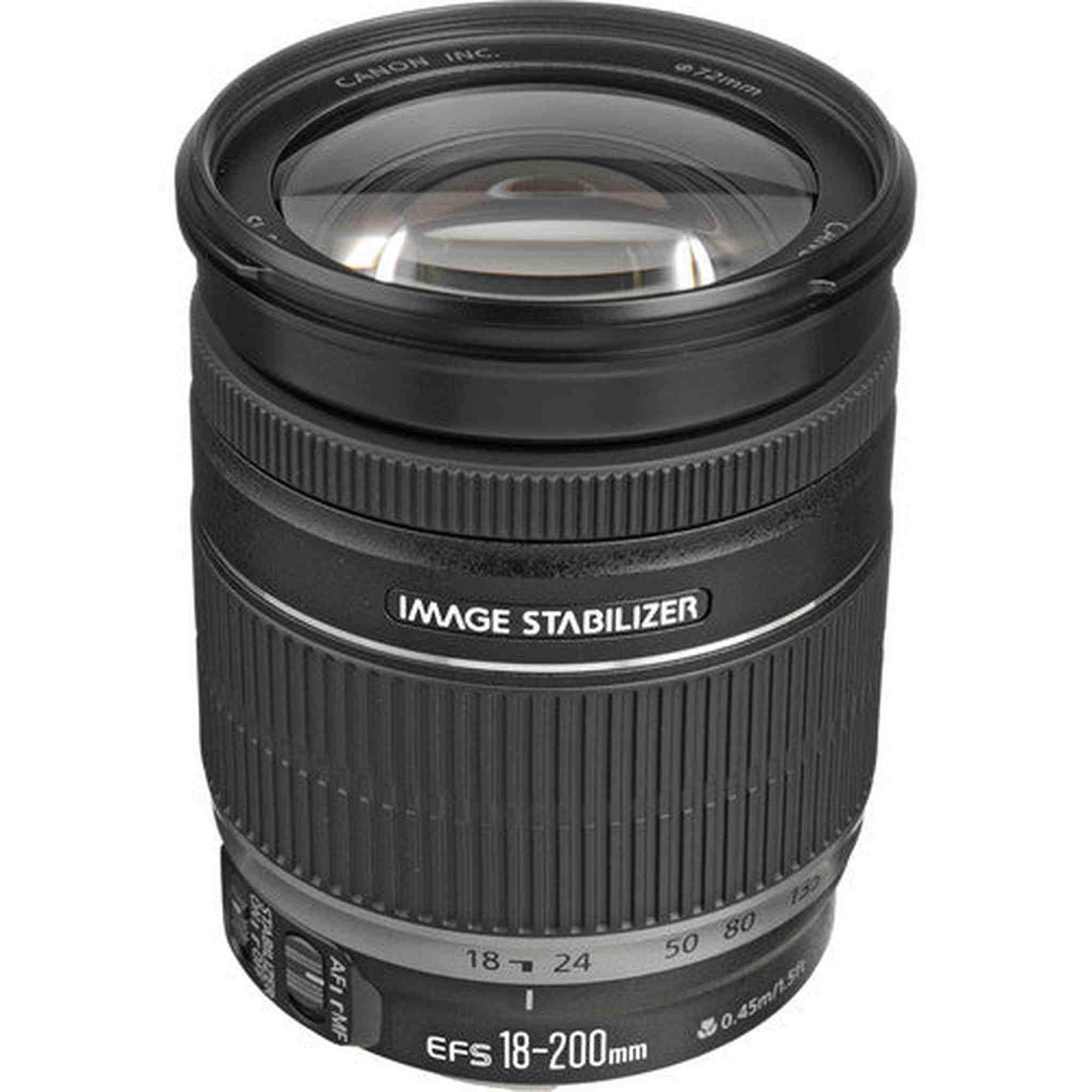 Canon EF-S 18-200mm F/3.5-5.6 is Standard Zoom Lens for DSLR Cameras International Version No Warranty Canon